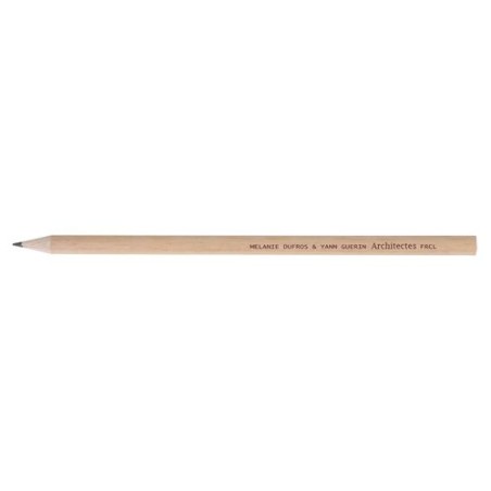 Crayon Rond Éco-responsable 17 SANS VERN - Marquage Personnalisé personnalisation sur mesure