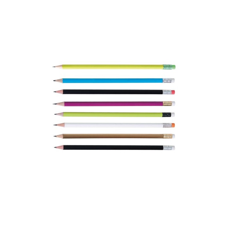 Crayon Bi-Couleurs Éco-responsable 17,6 Pantone T - Personnalisable ECO ROND cadeau entreprise pas cher