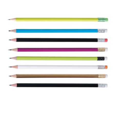 Crayon Bi-Couleurs Éco-responsable 17,6 Pantone T - Personnalisable ECO ROND cadeau entreprise pas cher