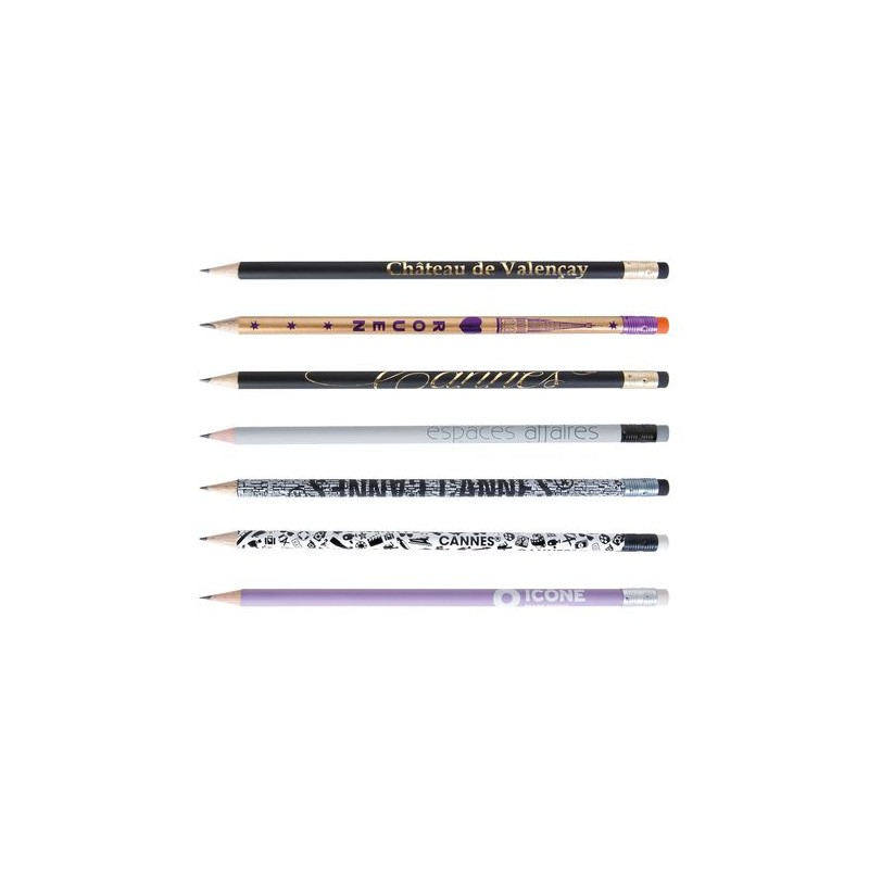 Crayon Bi-Couleurs Éco-responsable 17,6 Pantone T - Personnalisable ECO ROND livraison express 24h 48h