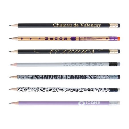 Crayon Bi-Couleurs Éco-responsable 17,6 Pantone T - Personnalisable ECO ROND livraison express 24h 48h