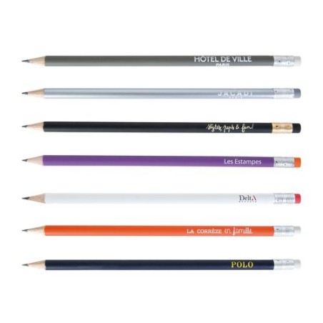 Crayon Bi-Couleurs Éco-responsable 17,6 Pantone T - Personnalisable ECO ROND cadeau collaborateur premium