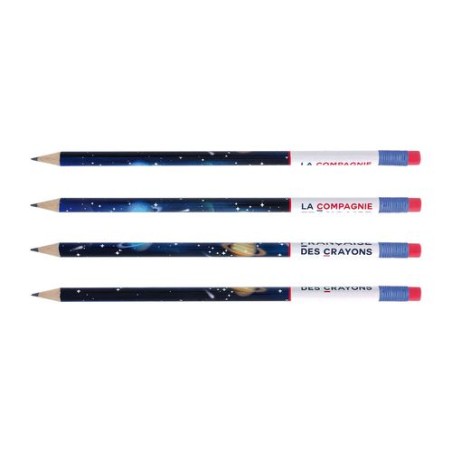 Crayon Bi-Couleurs Éco-responsable 17,6 Pantone T - Personnalisable ECO ROND goodies personnalisé en stock