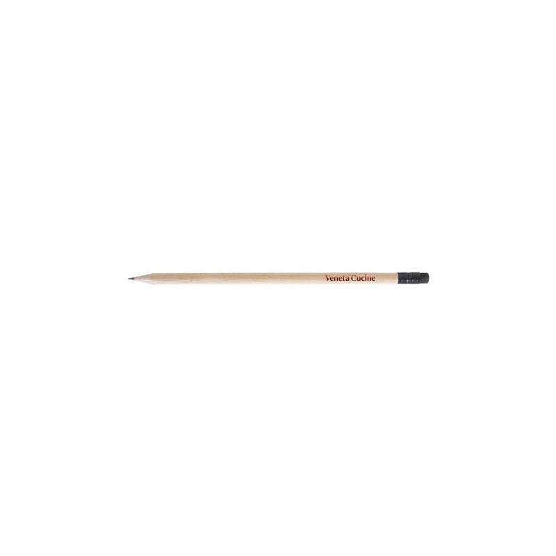 Crayon Écolo ROND 17,6 cm Incolore - T Gomme cadeau collaborateur premium