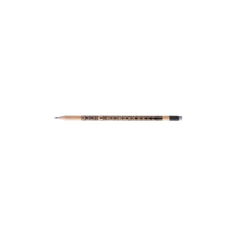 Crayon Écolo ROND 17,6 cm Incolore - T Gomme accessoire événementiel unique