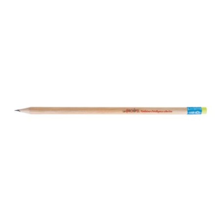Crayon Écolo ROND 17,6 cm Incolore - T Gomme goodies entreprise design
