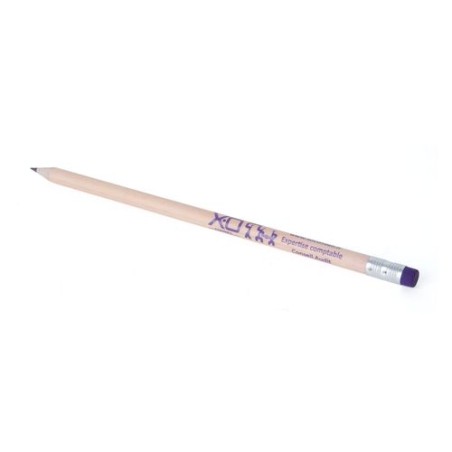 Crayon Écolo ROND 17,6 cm Incolore - T Gomme marquage couleur éclatante