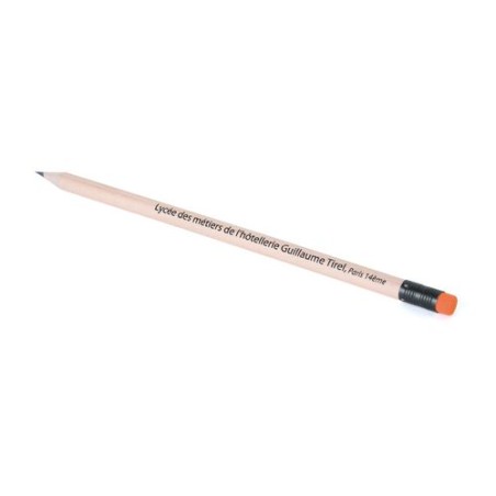 Crayon Écolo ROND 17,6 cm Incolore - T Gomme cadeau affaires élégant
