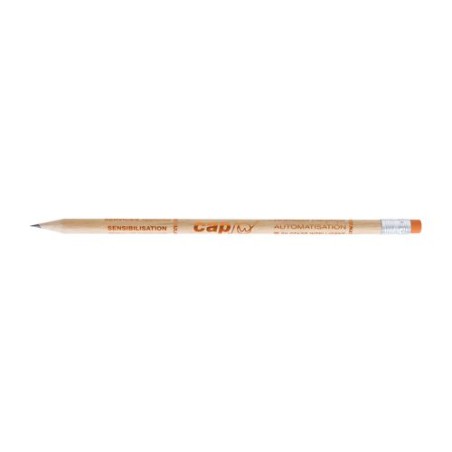 Crayon Écolo ROND 17,6 cm Incolore - T Gomme marquage laser ultra précis