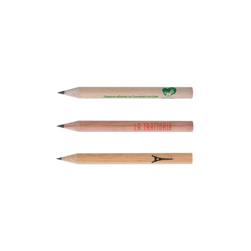 Crayon Éco-responsable Incolore T Coupé 8,7 - Charpentier Objet Publicitaire Personnalisé personnalisable avec votre logo