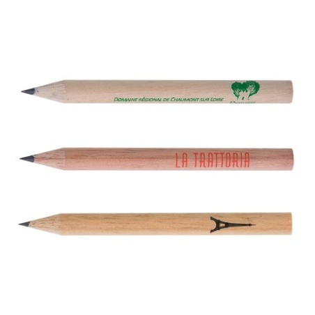Crayon Éco-responsable Incolore T Coupé 8,7 - Charpentier Objet Publicitaire Personnalisé impression logo haute qualité