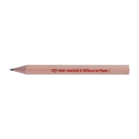 Crayon Éco-responsable Incolore T Coupé 8,7 - Charpentier Objet Publicitaire Personnalisé personnalisation sur mesure