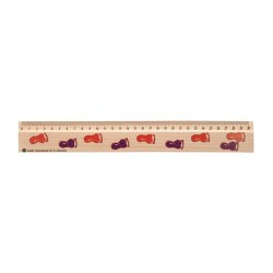 Règle Publicitaire en Bois de Hêtre 30 cm - Charme 2