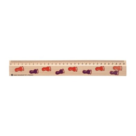 Règle Publicitaire en Bois de Hêtre 30 cm - Charme livraison express 24h 48h