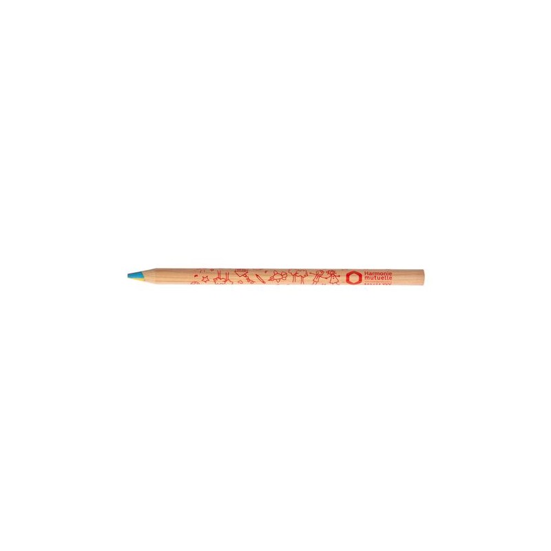 Crayon Éco-responsable Prestige 4 Couleurs Naturel - Personnalisé pas cher cadeau collaborateur premium