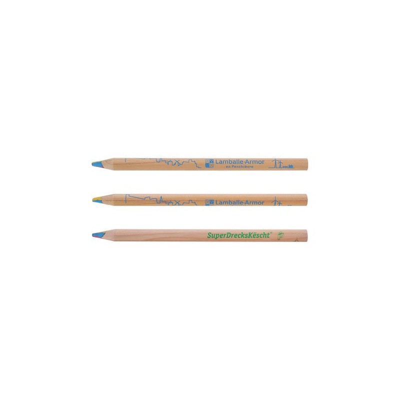 Crayon Éco-responsable Prestige 4 Couleurs Naturel - Personnalisé pas cher goodies entreprise design