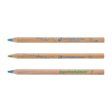 Crayon Éco-responsable Prestige 4 Couleurs Naturel - Personnalisé pas cher impression haute définition