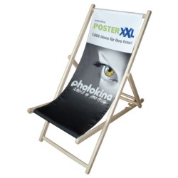 Transat en bois personnalisé avec accoudoirs - Classic L, made in Europe