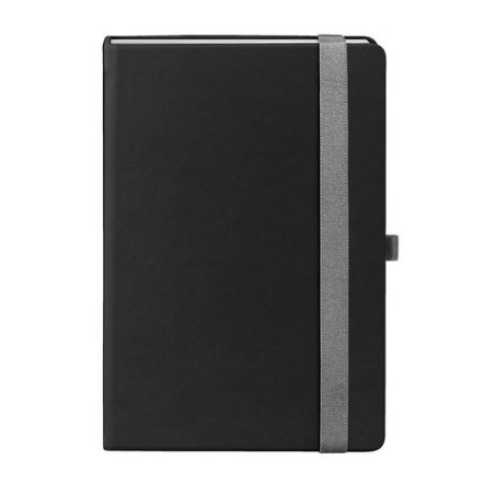 Carnet Éco-responsable Personnalisable Cahier MIAMI Couleurs : noir Matières : papier (FSC) marquage laser ultra précis