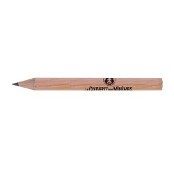 Surligneur Éco-responsable Personnalisé en Bois de Cèdre - 8,7 cm PRESTIGE NAT ROND Incolore 2