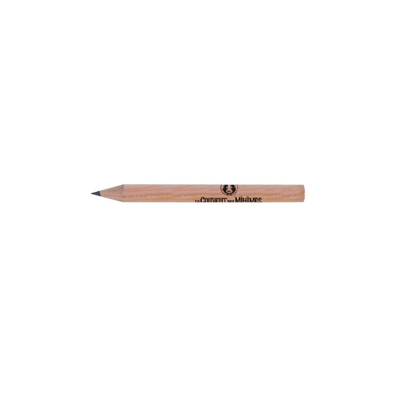 Surligneur Éco-responsable Personnalisé en Bois de Cèdre - 8,7 cm PRESTIGE NAT ROND Incolore personnalisable avec votre logo