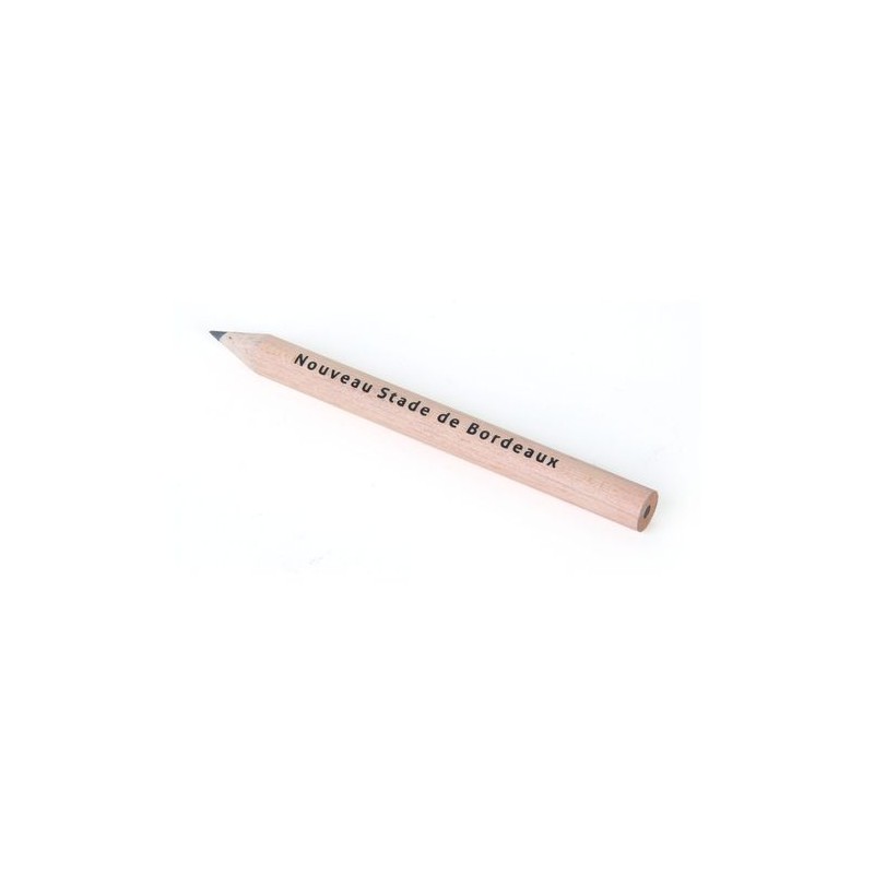Surligneur Éco-responsable Personnalisé en Bois de Cèdre - 8,7 cm PRESTIGE NAT ROND Incolore impression haute définition
