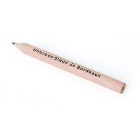 Surligneur Éco-responsable Personnalisé en Bois de Cèdre - 8,7 cm PRESTIGE NAT ROND Incolore impression haute définition