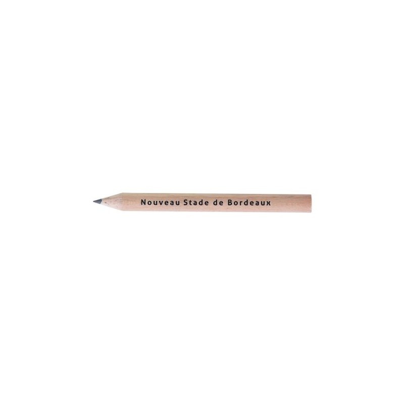 Surligneur Éco-responsable Personnalisé en Bois de Cèdre - 8,7 cm PRESTIGE NAT ROND Incolore marquage couleur éclatante