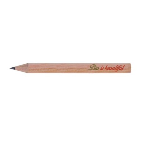 Surligneur Éco-responsable Personnalisé en Bois de Cèdre - 8,7 cm PRESTIGE NAT ROND Incolore personnalisation sur mesure