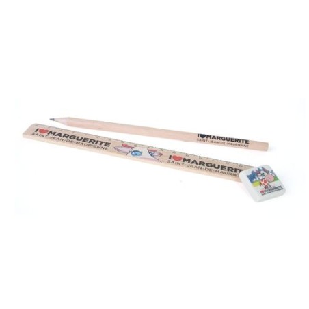Kit Écolier Personnalisable Éco-responsable 3 impression logo haute qualité