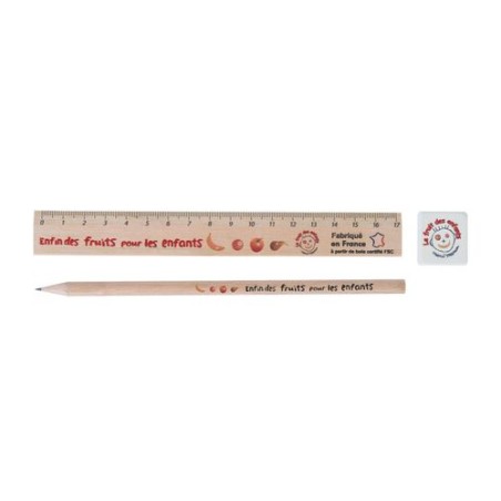 Kit Écolier Personnalisable Éco-responsable 3 cadeau affaires élégant
