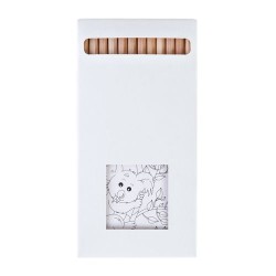 Kit Éco-responsable de Coloriage avec 12 Crayons - Objets Publicitaires 8,7 2