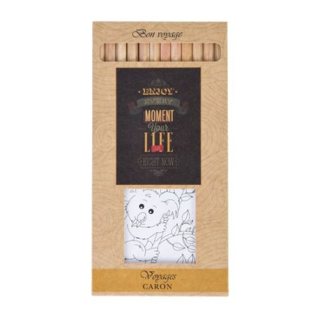 Kit Éco-responsable de Coloriage avec 12 Crayons - Objets Publicitaires 8,7 cadeau collaborateur premium