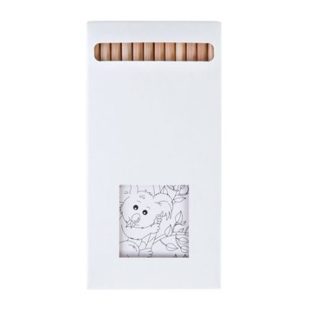 Kit Éco-responsable de Coloriage avec 12 Crayons - Objets Publicitaires 8,7 objet publicitaire robuste