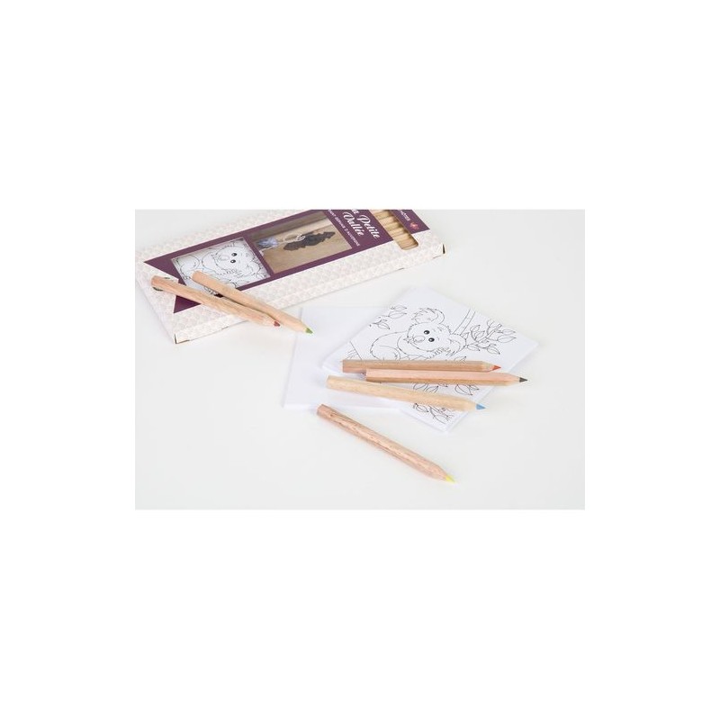 Kit Éco-responsable de Coloriage avec 12 Crayons - Objets Publicitaires 8,7 cadeau entreprise pas cher