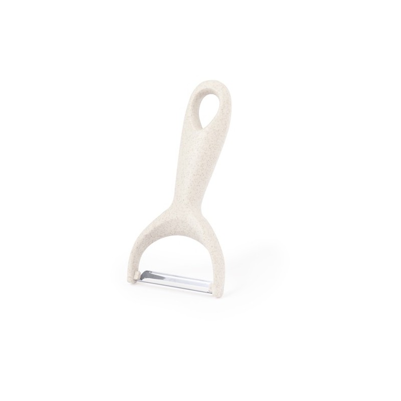 Éplucheur personnalisé économique Mimbis pour gagner du temps en cuisine Matières : polypropylène (PP) Couleurs : naturel