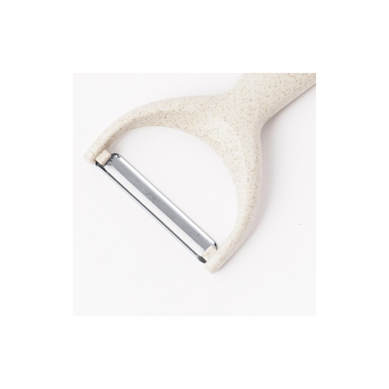Éplucheur personnalisé économique Mimbis pour gagner du temps en cuisine Matières : polypropylène (PP) Couleurs : naturel goodie