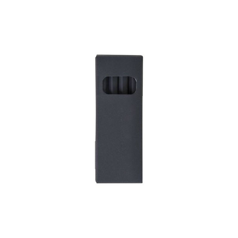Étui Personnalisable Crayons de Couleur Noir 4 Compartiments - Prestige personnalisable avec votre logo