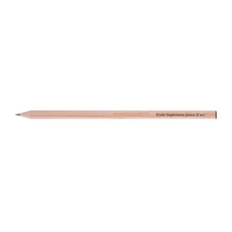 Crayon hexagonal naturel incolore personnalisé Prestige goodies publicitaire événementiel