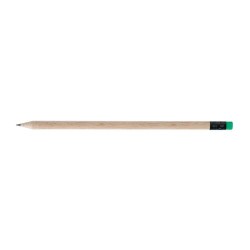 Crayon Éco-responsable Personnalisable 17,6 cm - Éco ROND San Vern T Gomme
