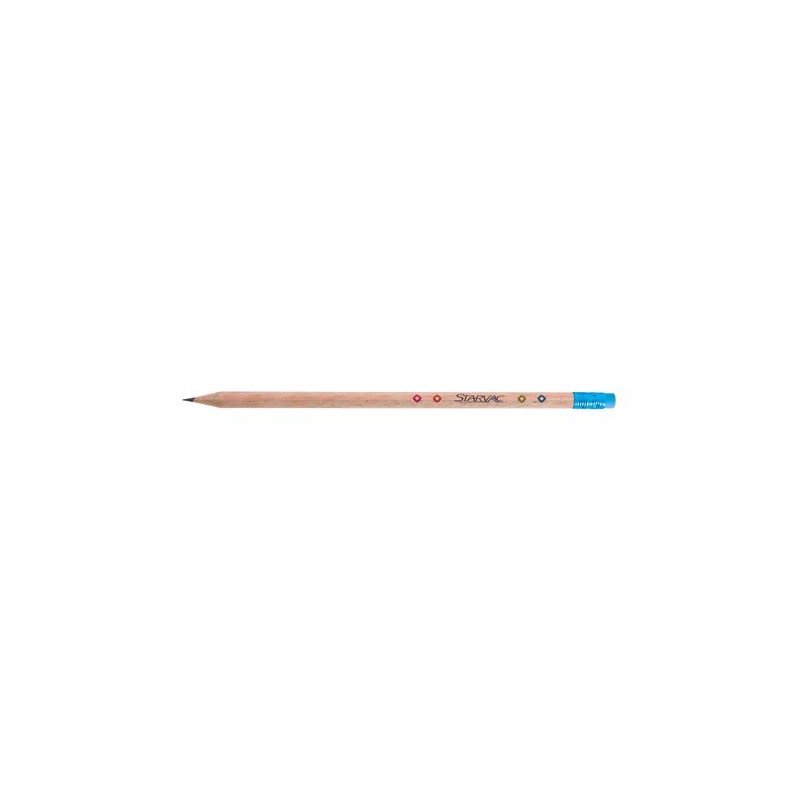 Crayon Éco-responsable Personnalisable 17,6 cm - Éco ROND San Vern T Gomme impression haute définition