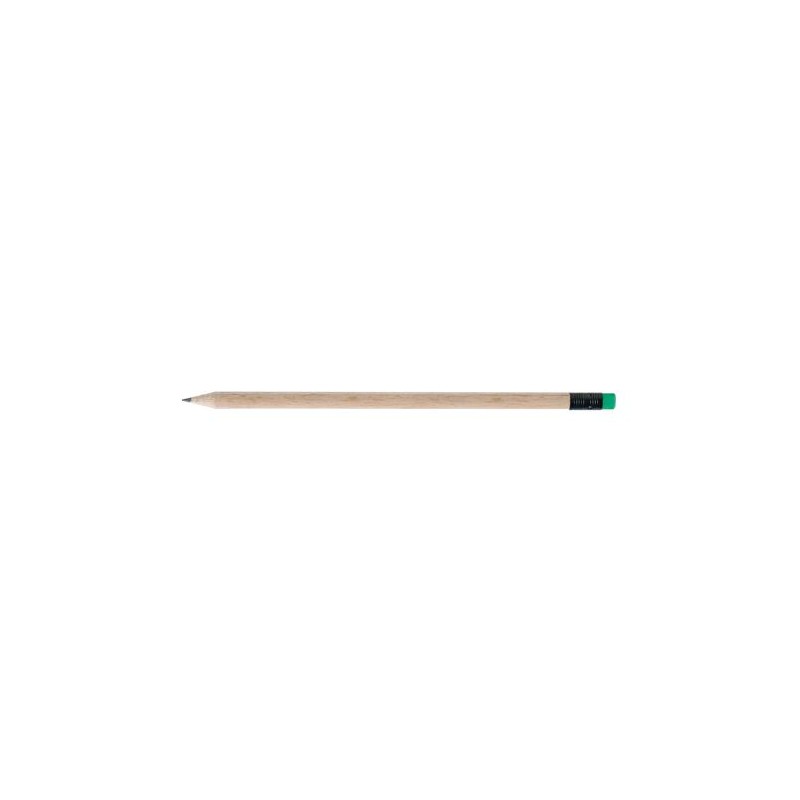 Crayon Éco-responsable Personnalisable 17,6 cm - Éco ROND San Vern T Gomme personnalisation rapide en France