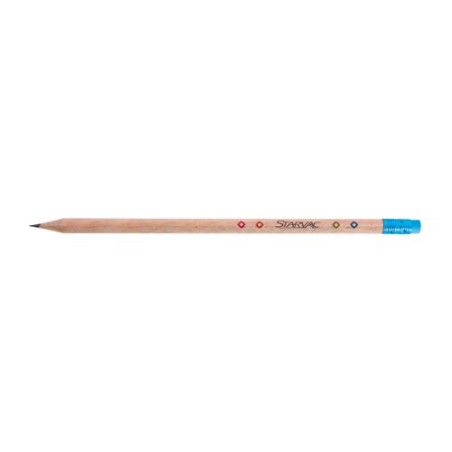 Crayon Éco-responsable Personnalisable 17,6 cm - Éco ROND San Vern T Gomme cadeau client original