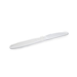 Couteau réutilisable translucide en polypropylène PP éthique personnalisé pour événements Matières : polypropylène (PP)