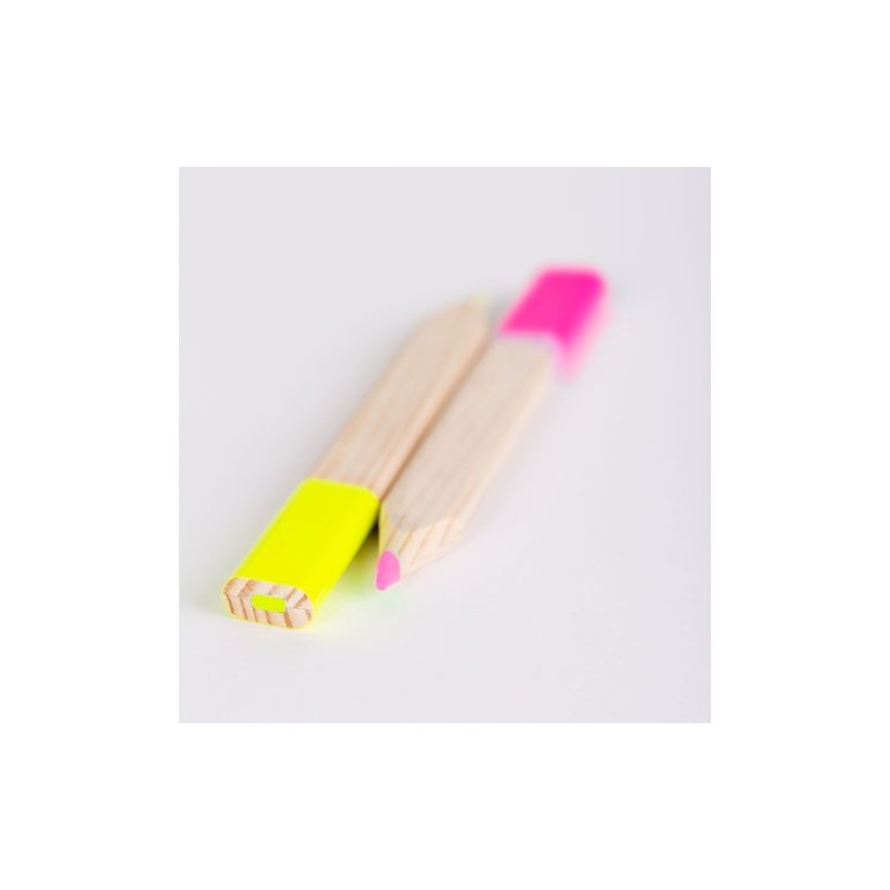 Sachet de 4 Surligneurs Personnalisés NAT 17,6 cadeau entreprise pas cher