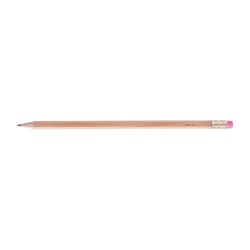 Crayon Éco-responsable Personnalisé Hexagonal Prestige Naturel 17,6 cm 2