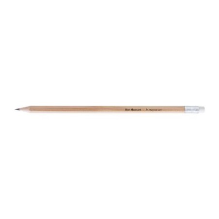Crayon Éco-responsable Personnalisé Hexagonal Prestige Naturel 17,6 cm cadeau entreprise pas cher