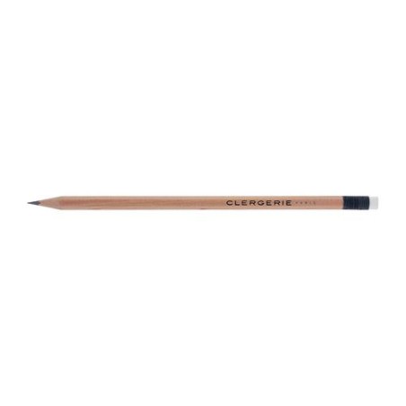 Crayon Éco-responsable Personnalisé Hexagonal Prestige Naturel 17,6 cm goodies publicitaire événementiel