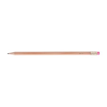 Crayon Éco-responsable Personnalisé Hexagonal Prestige Naturel 17,6 cm livraison express 24h 48h