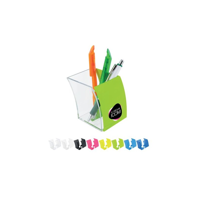 Pot à Crayons Personnalisé en PS Cristal